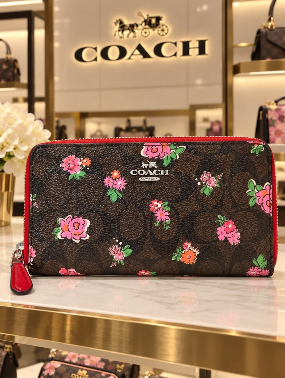Coach Floral Wallet